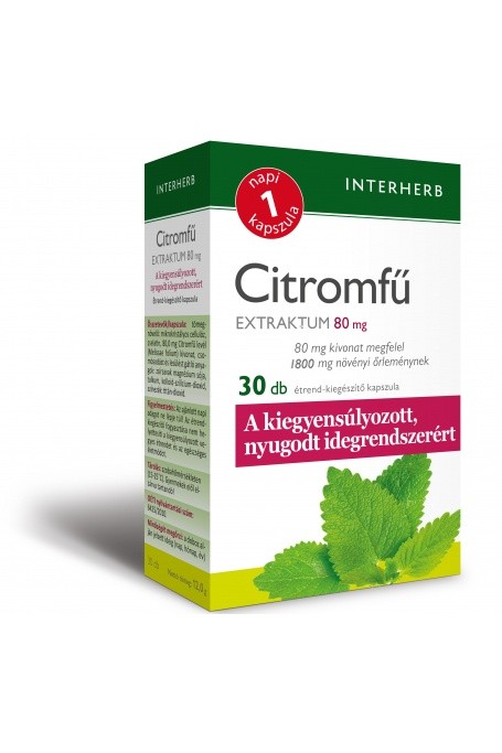 INTERHERB CITROMFŰ KAPSZULA 30db