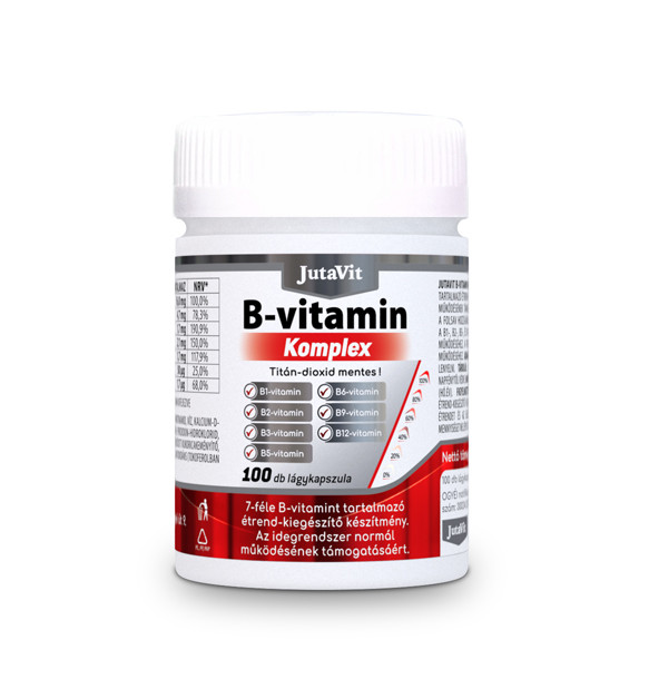 JutaVit B-vitamin Komplex lágyzselatin kapszula 100 db