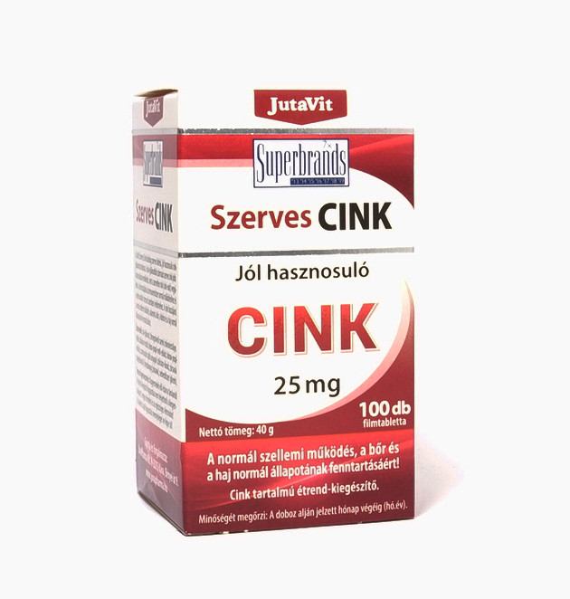 Jutavit Szerves cink 100db