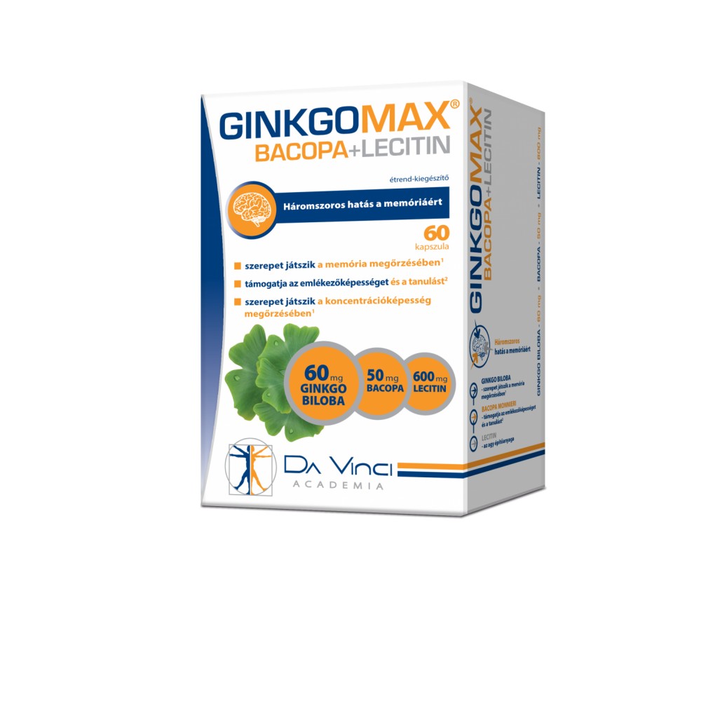 Simply GinkgoMax+bacopa+lecitin 60db
