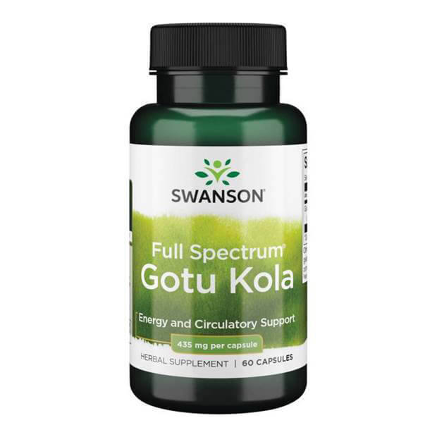 Swanson SWANSON Gotu Kola (tigrisfű)  435 mg / 60 kapszula