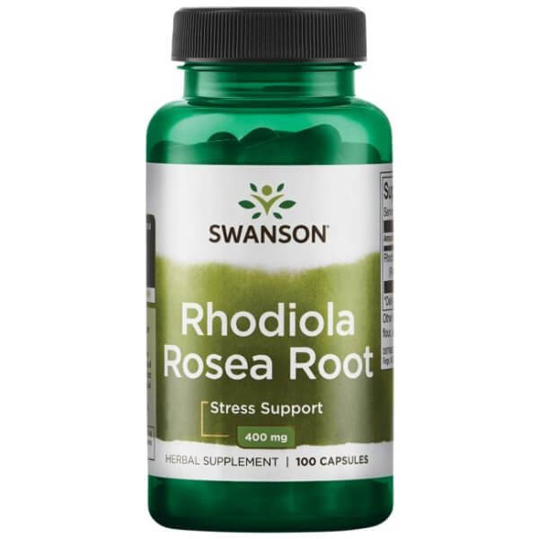 Swanson Rhodiola Rosea (Rózsagyökér 400mg) kapszula 100 db