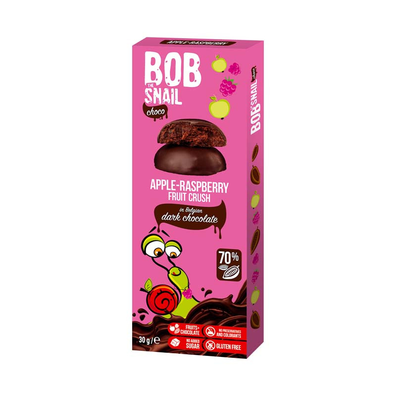 BOB-SNAIL ALMA-MÁLNA SNACK 30g