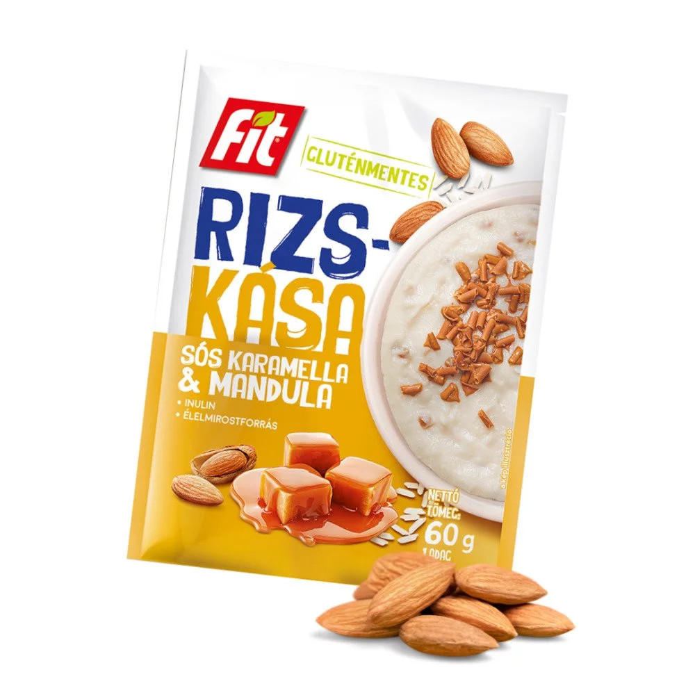 Fit rizskása mandulával sós karamell ízben 60g