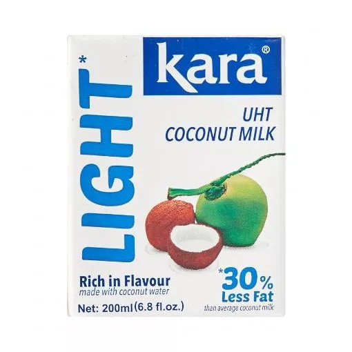 Kara kókusztej light 200ml