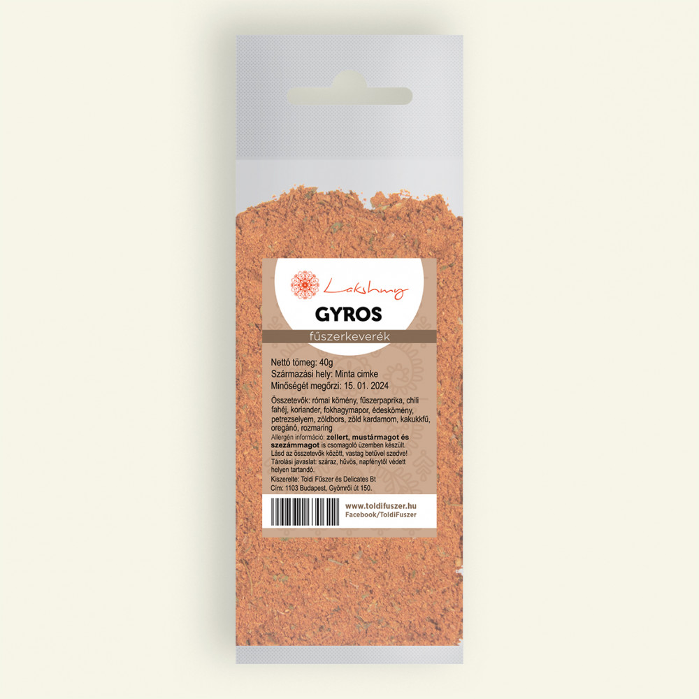 LAKSHMI GYROS FŰSZERKEVERÉK 40G