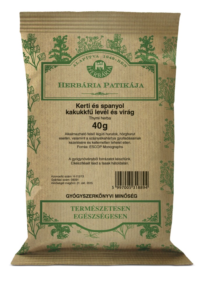 HERBÁRIA KAKUKKFŰ 40G SZÁLAS