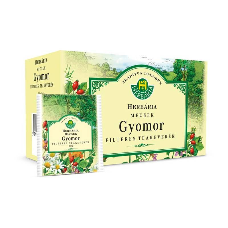 HERBÁRIA MECSEK GYOMOR TEA FILTERES 20X1G