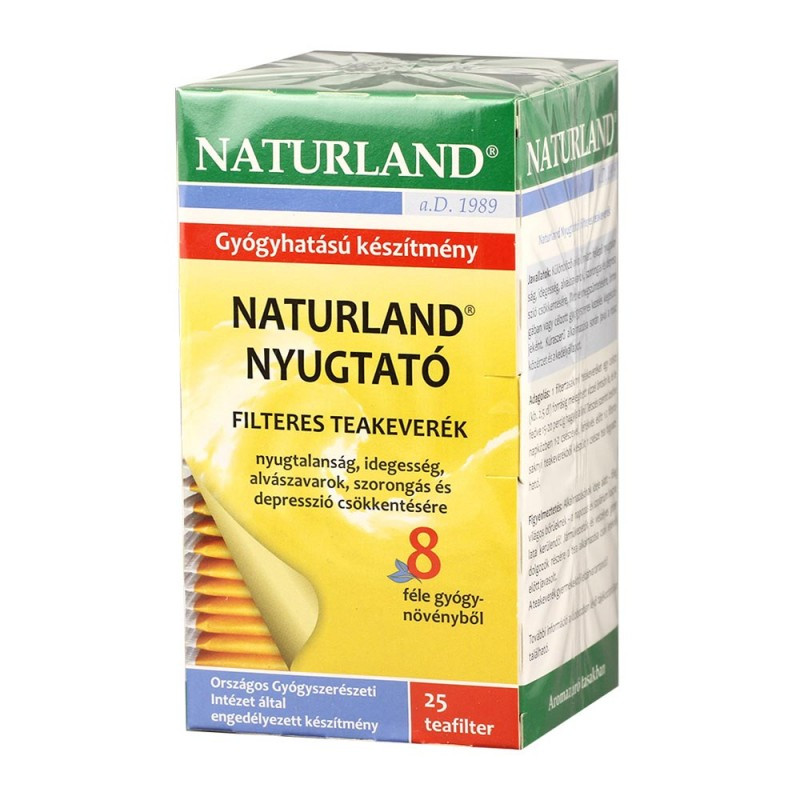 Naturland NYUGTATÓ TEAKEVERÉK  FILTERES