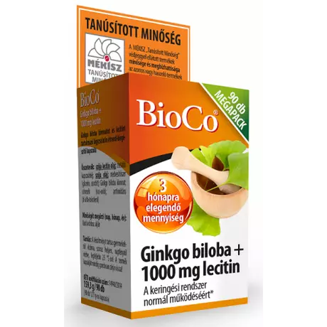 BioCo Ginkgo Biloba + 1000 mg Lecitin MEGAPACK 90 db