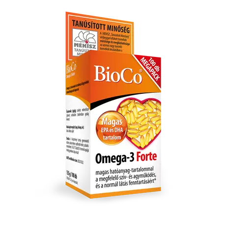 BioCo Omega-3 Forte MEGAPACK lágyzselatin kapszula 100 db