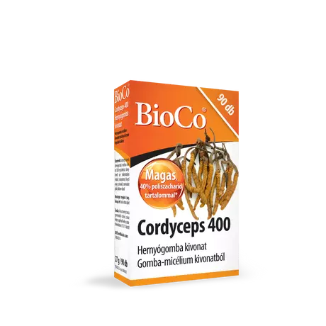 BioCo Cordyceps 400 Hernyógomba kivonat 90 db