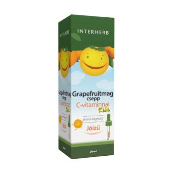 INTERHERB GRAPEFRUITMAG CSEPP KIDS C-VITAMINNAL 20ML 1.Kép