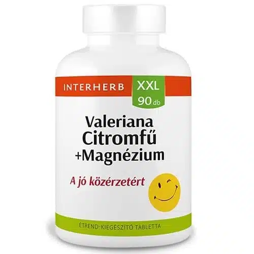 Interherb XXL Valeriana  Citromfű + Magnézium tabletta  90db