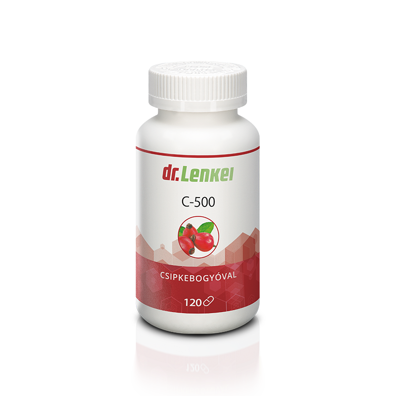 Dr. Lenkei C-vitamin 500 mg kapszula csipkebogyóval 120 db