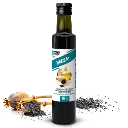 Natur Tanya MÁKOLAJ - Hidegsajtolással készült olaj, külsőleg és belsőleg 250 ml Natur Tanya