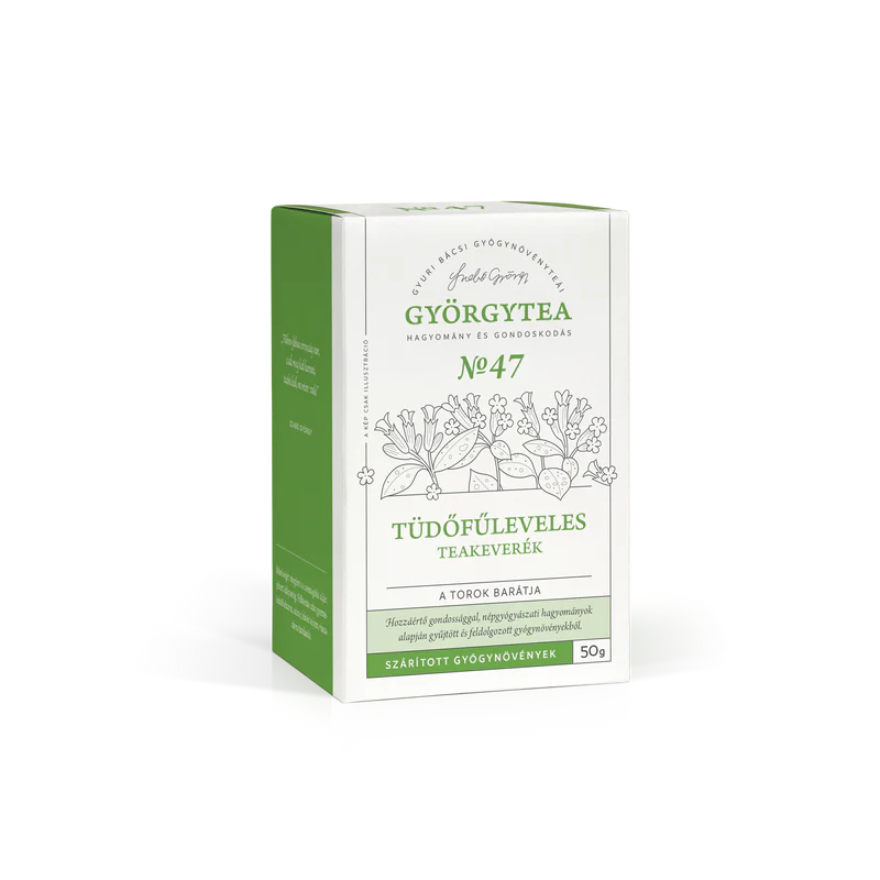 Gyuri bácsi Tüdőfűleveles teakeverék 50g (A torok barátja)