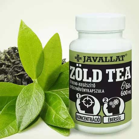 Javallat Zöld tea 450mg kapsz. 60db