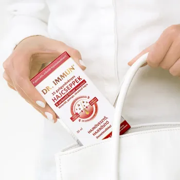 Dr. Immun 25 gyógynövényes hajcsepp 9 serkentő fűszer kivonatával 50 ml 2.Kép