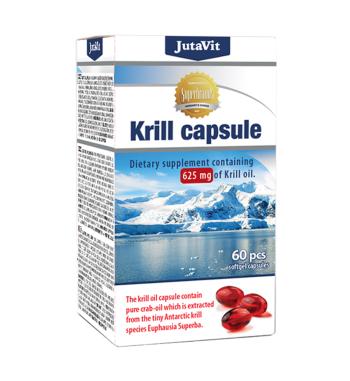 JUTAVIT KRILL OLAJ 500MG KAPSZULA 60DB Kép