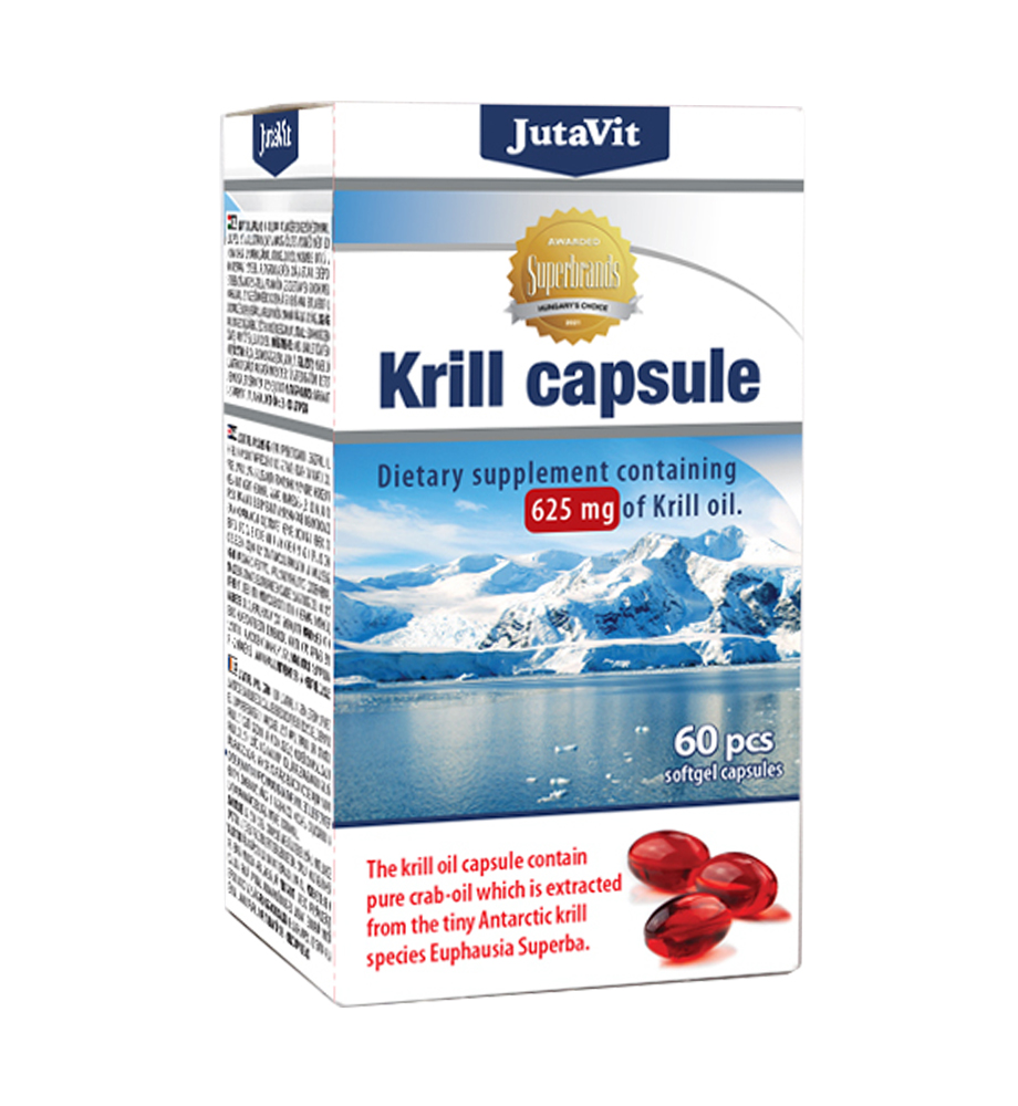 JUTAVIT KRILL OLAJ 500MG KAPSZULA 60DB