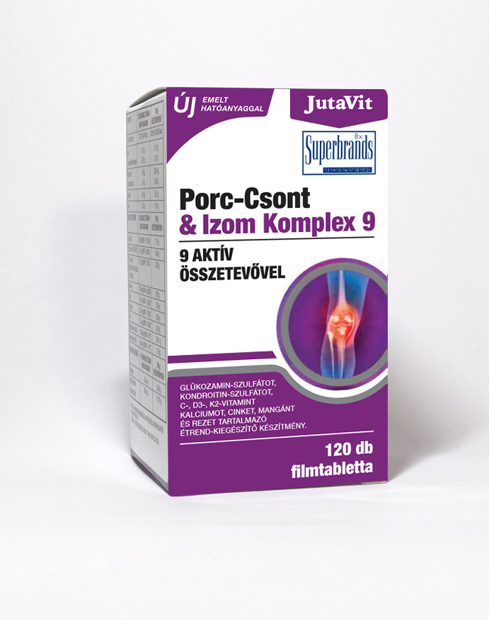 Jutavit Porc-Csont-Izom Komplex 9, 120DB