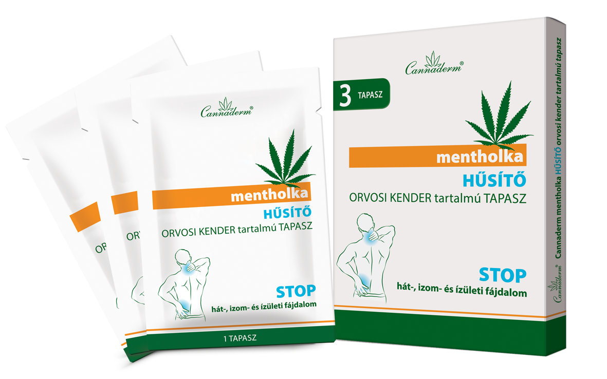 Simply Cannaderm Mentholka hűsítő tapasz 3db/csomag