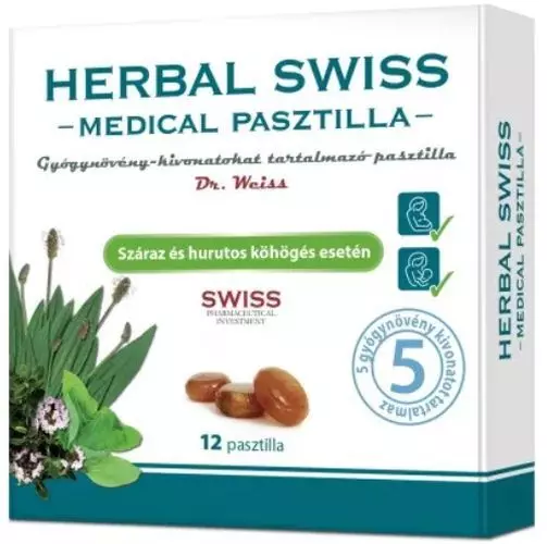 Simply Herbal Swiss Medical pasztilla 12x
