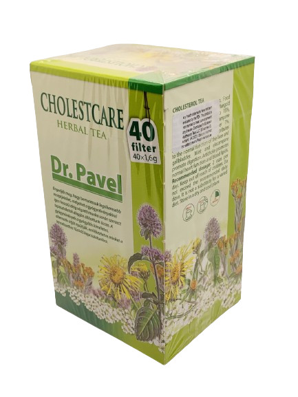 Dr. Pavel - CholestCare(Magas koleszterin szint esetén) Herbal Tea, 40 filter