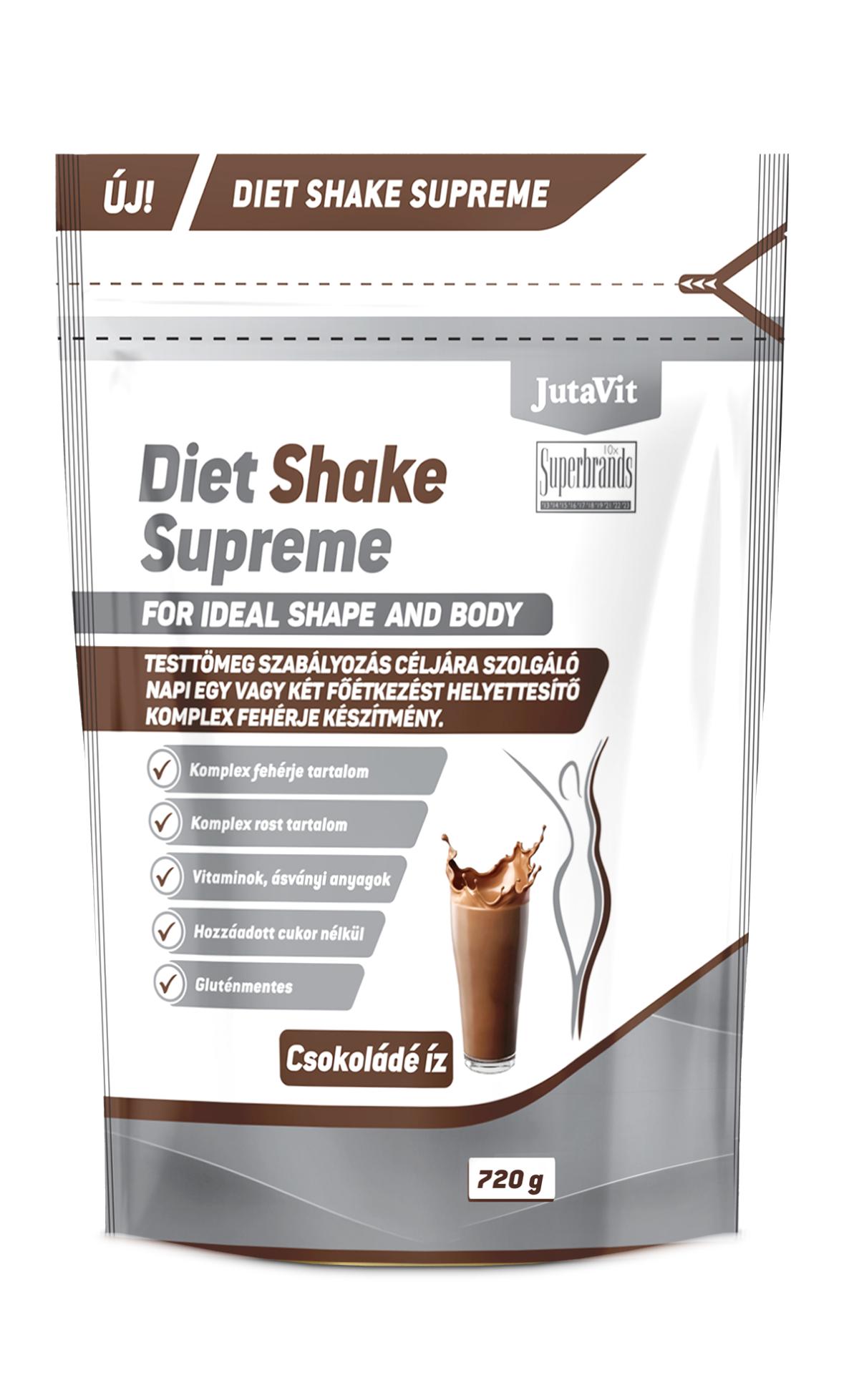 JutaVit Diet Shake Supreme Csokoládé íz 720g