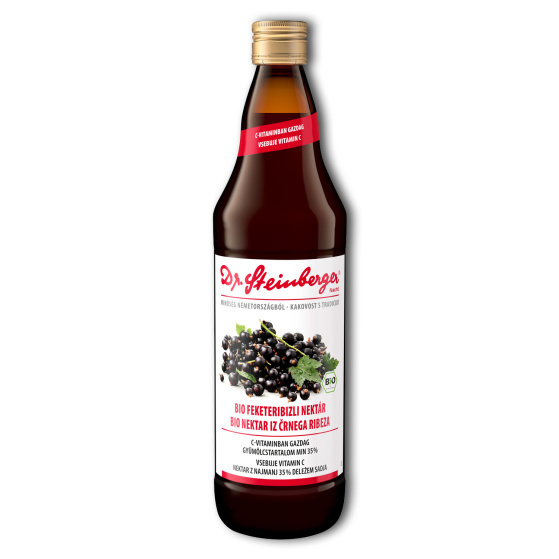 Dr.Steinberger Feketeribizli nektár (bio) 750 ml