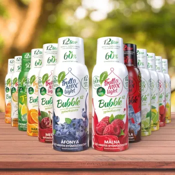 FruttaMax Bubble Light narancs gyümölcsszörp 500 ml 4.Kép