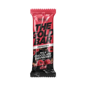 PUREGOLD The Gold Bar protein szelet málnás 45g 1.Kép