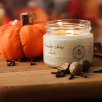 Aurora Candle Pumpkin Spice Latte - Vintage illatgyertya 1db 3.Kép