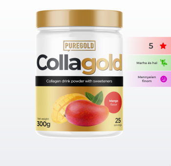 PUREGOLD CollaGold Marha és Hal kollagén hialuronsavval mangós 300g Kép