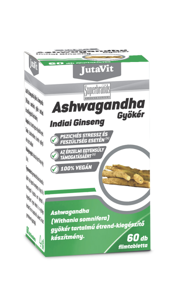 JutaVit Ashwagandha gyökér. Indiai Ginseng. tabletta 60 Db 1.Kép