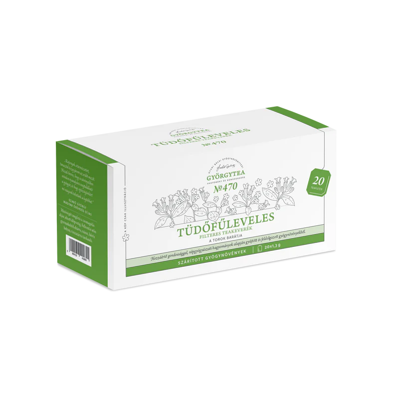 Gyuri bácsi Tüdőfűleveles filteres teakeverék 20db