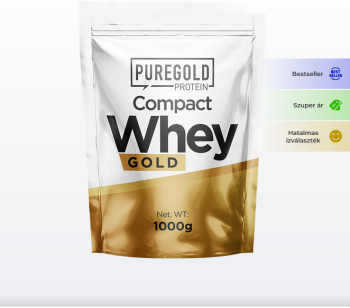 PUREGOLD Compact Whey Gold fehérjepor Dubai Fehér csokoládés 1000g Kép