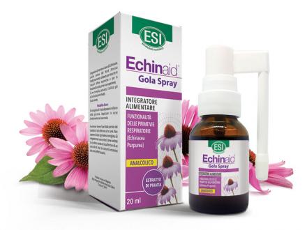 Natur Tanya ESI Alkoholmentes Echinacea torokspray - Több, mint 500 fújásra elegendő! Mentás ízű, cukormentes. 20ml