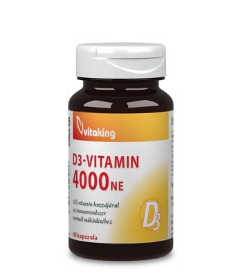 Vitaking D3-vitamin 4000NE, 90 db kapszula Kép
