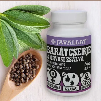 Javallat Barátcserje+Orvosi Zsálya kapszula 60db 1.Kép