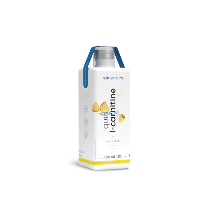 Nutriversum Liquid L-Carnitine L-karnitin ital 500ml ananász ízű