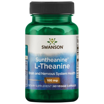 Swanson Suntheanine / L-theanine 100 mg / 60 növényi kapszula Kép