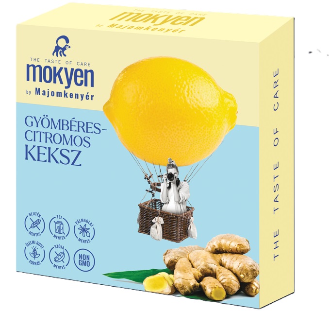 Mokyen by Majomkenyér  Gyömbéres-citromos keksz 50g (gluténmentes,vegán,tejmentes,szójam.)