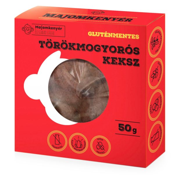 Majomkenyér  Törökmogyorós keksz 50g (gluténmentes,tejmentes)