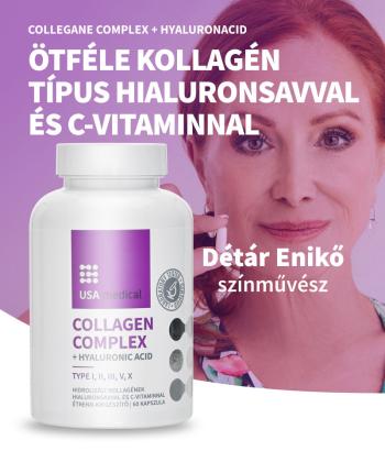 Usa Medical Kollagén Komplex kapszula 5 kollagén típussal 60 db Kép