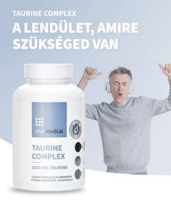 Usa Medical Taurin Komplex 1500 mg kapszula 90 db Kép