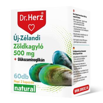 Dr.Herz Új-Zélandi Zöldkagyló 500mg /kapszula 60db Kép
