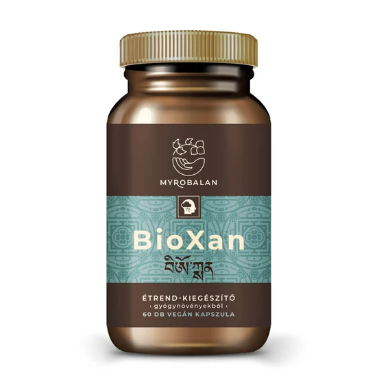 Myrobalan  BioXan természetes nyugtató gyógynövény-komplex 60 db vegán kapszula 100% gyógynövényőrleménnyel