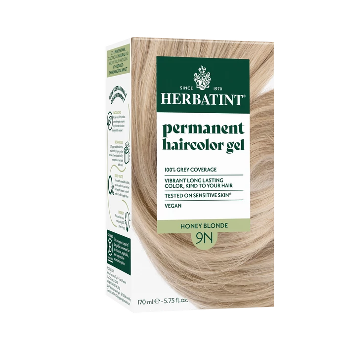 Herbatint 9N Mézszőke hajfesték, 170 ml (120 ml festék + 50 ml kondicionáló)